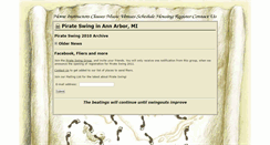 Desktop Screenshot of 2010.pirateswing.com