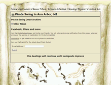 Tablet Screenshot of 2010.pirateswing.com